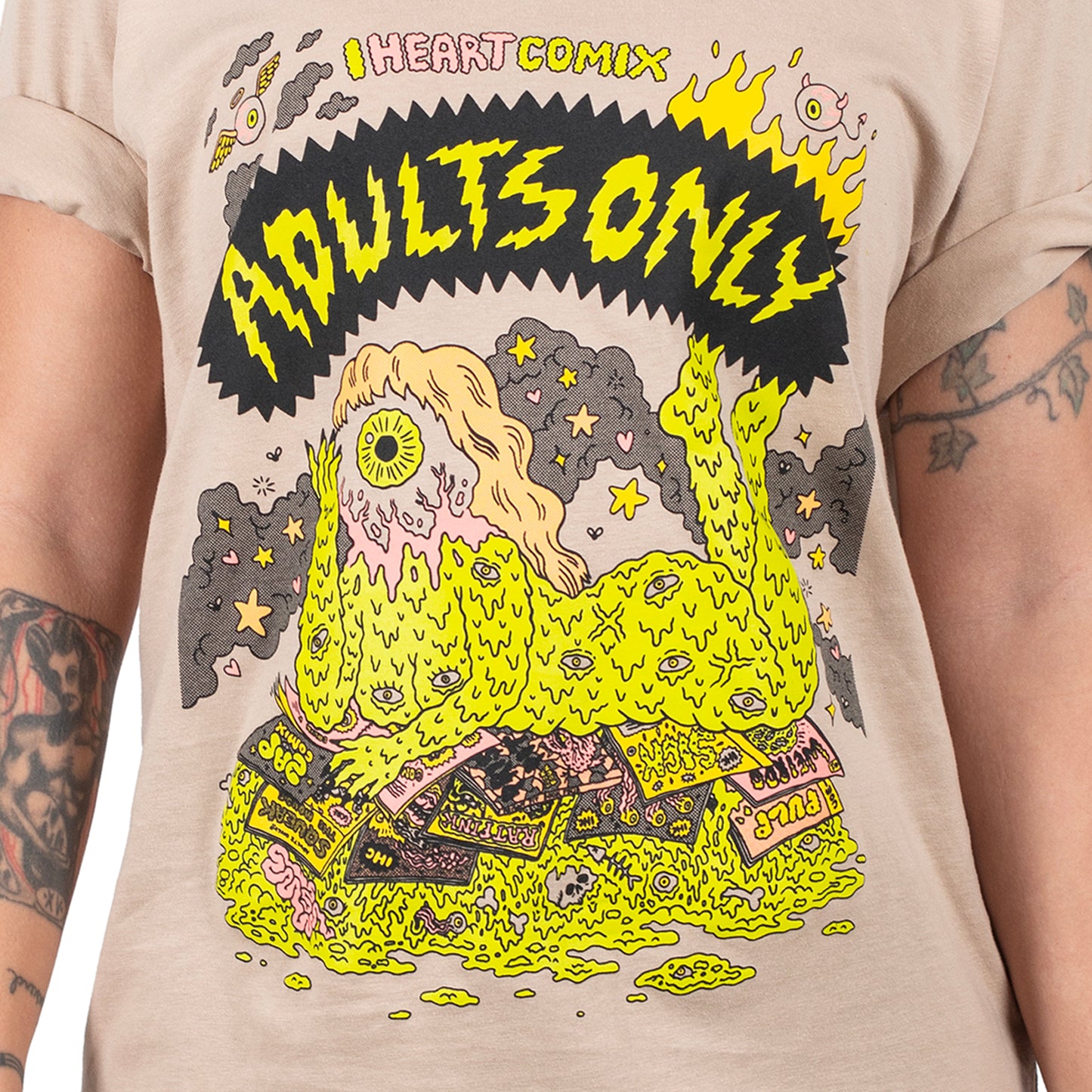 "Adults Only" By Sick Girls Tee