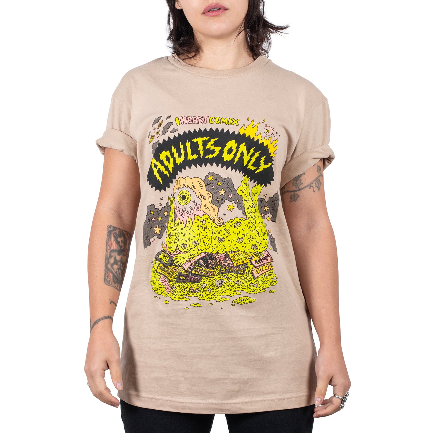 "Adults Only" By Sick Girls Tee