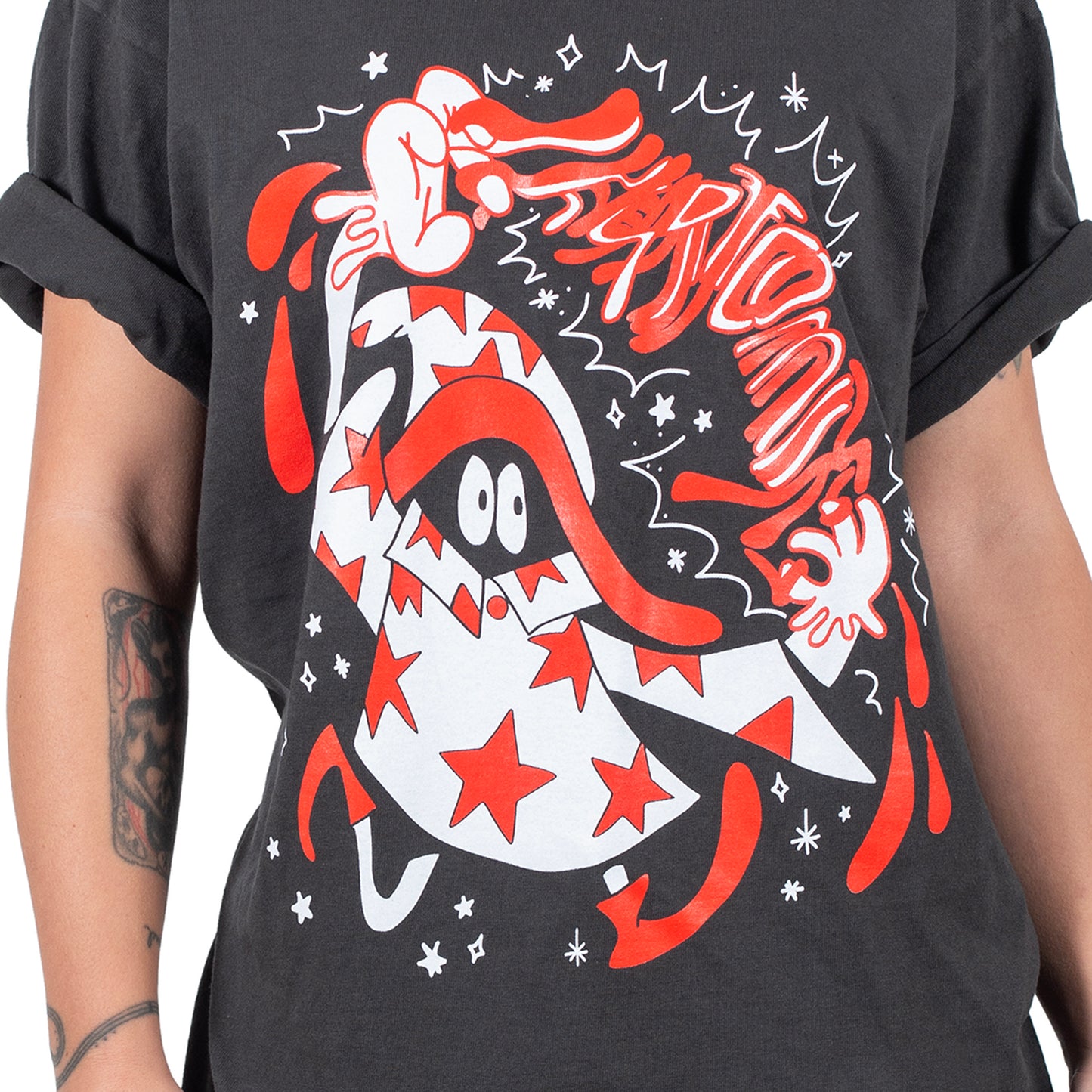 "IHC Wizard" By Cheatin' Snakes Tee - Washed Black